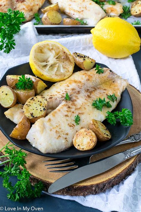 Pan Seared Tilapia with Lemon Butter Sauce - Love In My Oven