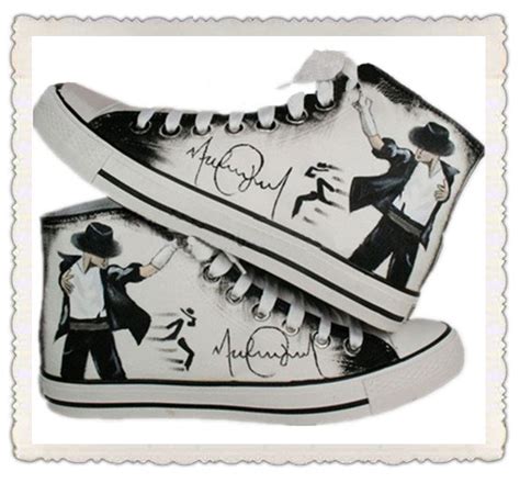 Michael Jackson hand painted black/white shoes - Michael Jackson Photo ...