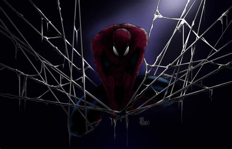 Spiderman Shoots Spider Web Wallpaper,HD Superheroes Wallpapers,4k Wallpapers,Images,Backgrounds ...