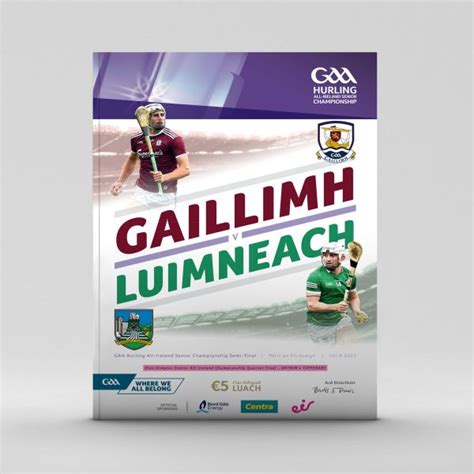 2023 GAA Hurling Championship Semi-Finals – Galway v Limerick – dba publishing