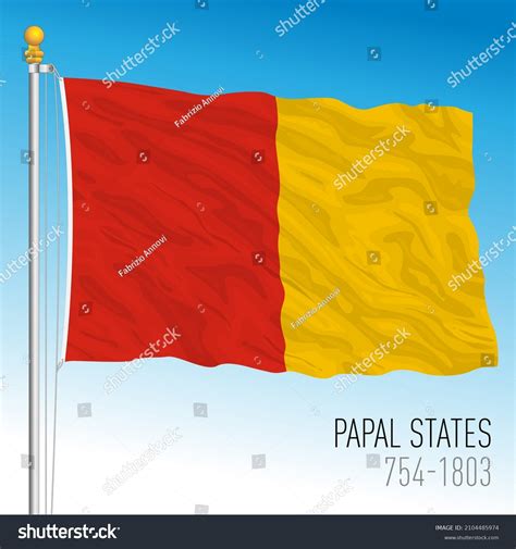 Papal States Historical Flag Old Italian Stock Vector (Royalty Free) 2104485974 | Shutterstock