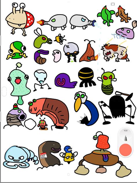 Pikmin 3 enemies. by Octopuslover342 on DeviantArt