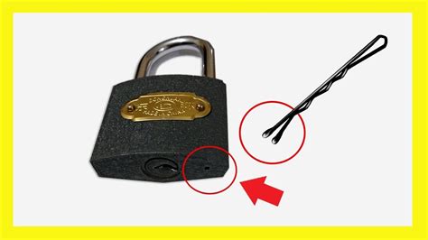 How to Open A Lock Without Key With Hair Pin 🔴| Easy and simple method | Experimental Army - YouTube