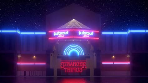 Fan Art of the Starcourt Mall in Stranger Things Season 3 : r/Cinema4D