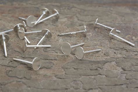 Sterling Silver Earrings Posts Post Earring Findings - Etsy