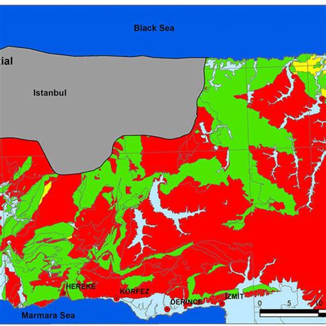 Detailed bedrock potential map based on lithology type and geologic age | Download Scientific ...