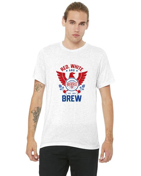 Red, White & Brew Unisex T-shirt – 2024 Suwanee Beer Fest