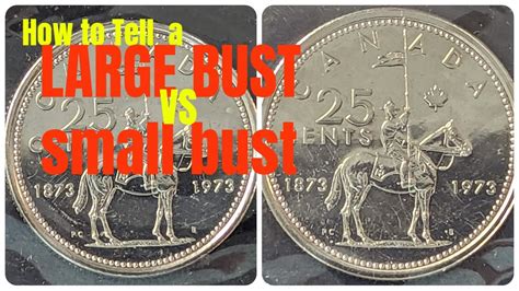 How to Tell a 1973 Quarter Large Bust from Small Bust - YouTube