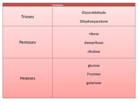 Carbohydrates - Monosaccharides