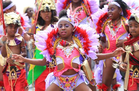 Kids enjoy their own junior carnival parade of the 2016 annual toronto caribbean carnival ...