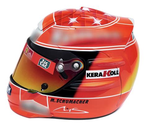 Schumacher Ferrari Helmet : Michael Schumacher 2004 Replica Helmet Ferrari F1 The Gpbox