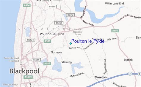 Poulton le Fylde Tide Station Location Guide