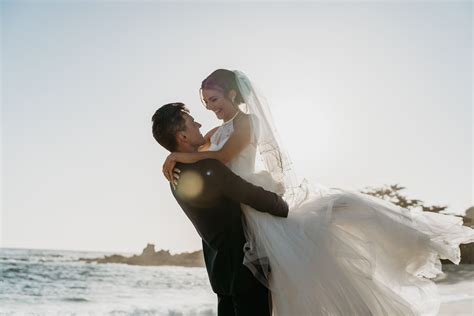 Carmel River State Beach Elopement - Jed Horca - Big Sur Wedding and ...