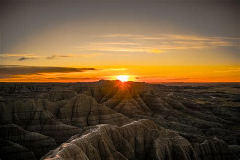 Sunrise at Panorama Point, Badlands National Park, SD. [OC] [5937 × 3958] : r/EarthPorn