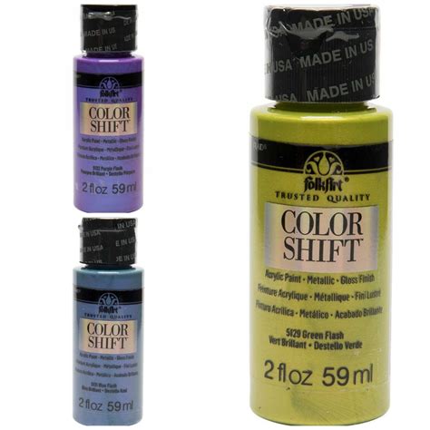 Folkart Color Shift Metallic Acrylic Paint 59ml - Fine Art Material