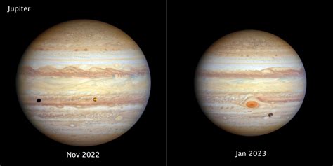 ESA - Hubble image of Jupiter (November 2022 and January 2023)