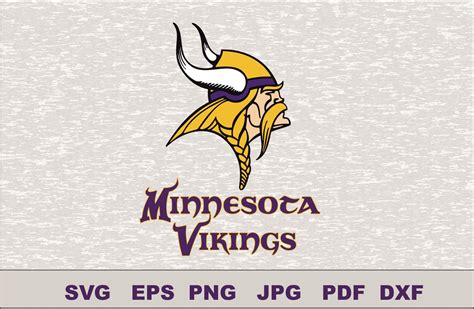 Minnesota Vikings SVG DXF Logo Silhouette Studio Transfer Iron on Cut File Cameo Cricut Iron on ...