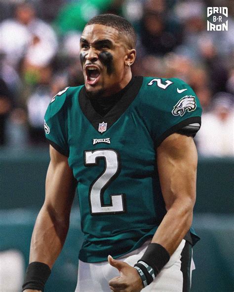 Download Jalen Hurts leading the Philadelphia Eagles Wallpaper | Wallpapers.com