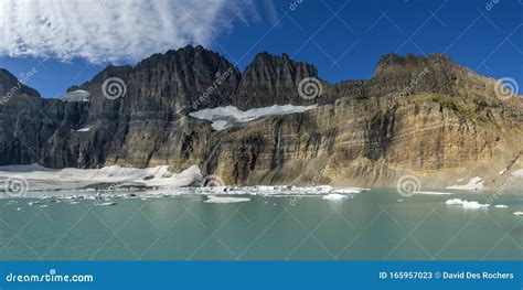 Grinnell Glacier, Glacier National Park, Montana Stock Image - Image of ...