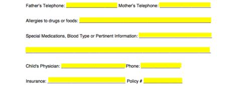 Grandparents’ Medical Consent Form – Minor (Child) – eForms