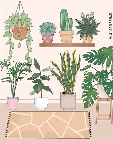 Plants illustration | Plant drawing, Plant art, Plant illustration