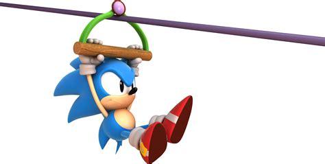 Sonic Mania Green Hill Zone Act 2 - Zipline Render by alsyouri2001 on ...