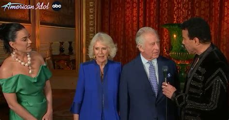 King Charles and Queen Camilla appear on American Idol