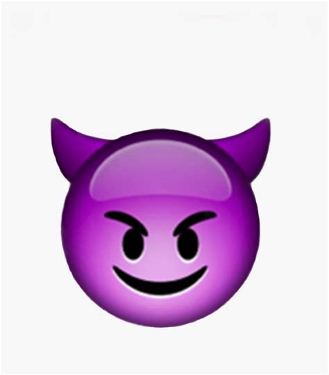 #emoji #iphone #face #devil #demon #emojiiphone #iphoneemoji - Devil Emoji Png, Transparent Png ...