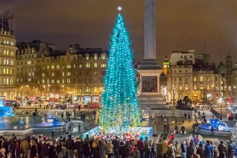 Trafalgar Square's Famous Christmas Tree Is Lighting Up Tonight