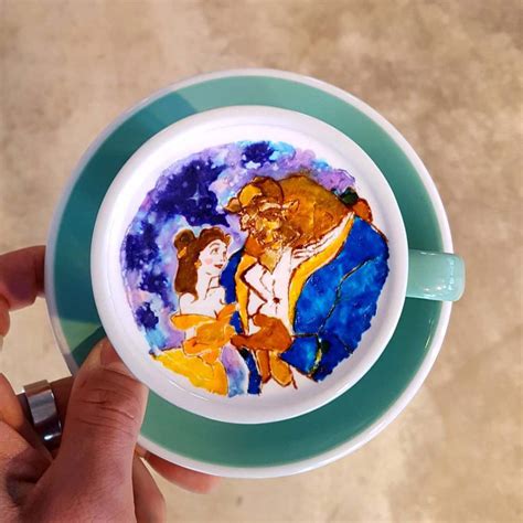 Korean Barista Turns Cups of Coffee into Incredible Works of Art