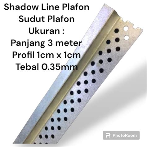 Jual SHADOW LINE, SUDUT PLAFON, LIS PLAFON GYPSUM HARGA PER 1PCS / 3MTR ...