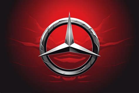Premium AI Image | Stylish Mercedes Logo Vector Artistic Representation in a 32 Aspect Ratio