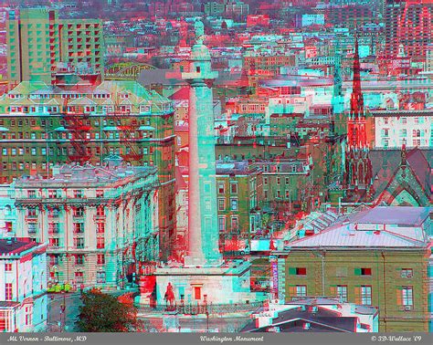 Mount Vernon - Use Red-Cyan 3D glasses Photograph by Brian Wallace - Fine Art America