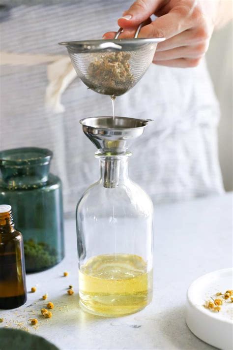 Unwind With This DIY Calming Chamomile Bath Oil | Hello Glow