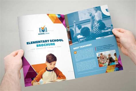 Elementary School Brochure Template 3Xa4 Trifold throughout Tri Fold School Brochure Template ...