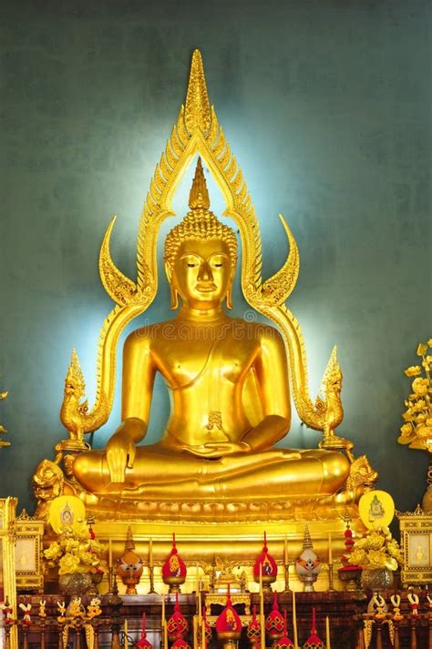 Golden Buddha Statue Wat Pho Temple Bangkok Thailand Stock Photo - Image of famous, serpent ...