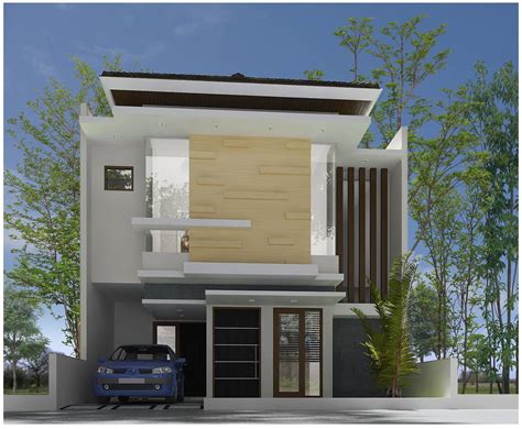 Download Desain Rumah Tingkat Tampak Dalam PNG