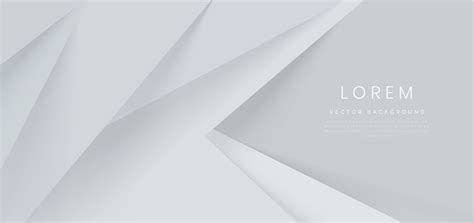 Abstract white and grey triangles layers background. Minimal style. 4242962 Vector Art at Vecteezy