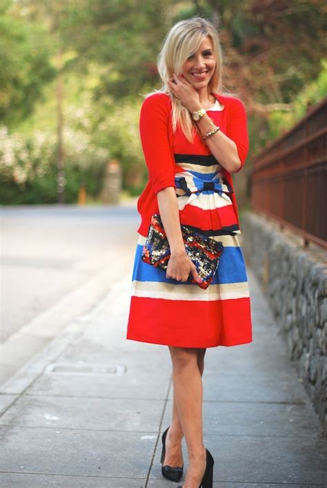 Red White And Blue Dress | Fashion in3Colors : FAS | Pinterest