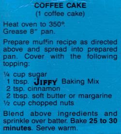 Jiffy Baking Mix Muffins & Coffee Cake Recipes « RecipeCurio.com