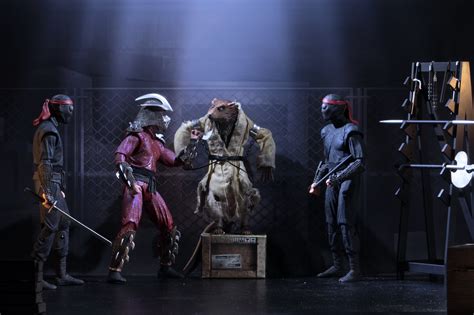 NECA TMNT 1990 Movie 7-Inch Shredder, Foot Soldier, and Splinter Update - The Toyark - News