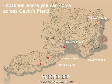 RDR2 Gavin | Red Dead Redemption 2 Gavin | Location