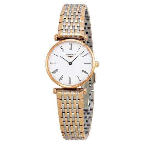 Longines La Grande Classique White Dial Two-tone Ladies Watch L42091917 - La Grande Classique de ...