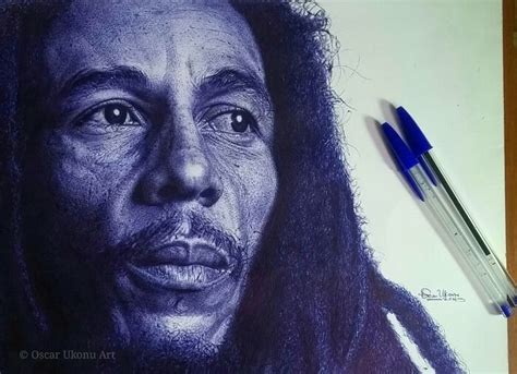 38 Incredible Ballpoint Pen Portraits By Oscar Ukonu Look Like Photos | Ballpoint pen art, Ink ...