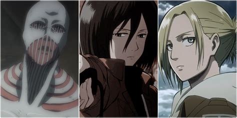 Attack On Titan: 10 Strongest Female Characters In The Series, Ranked