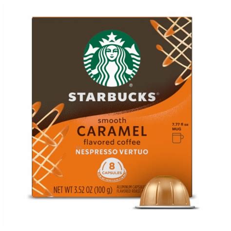 Starbucks® Smooth Caramel Coffee Capsules for Nespresso Vertuo Machines ...