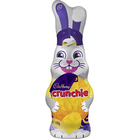 Cadbury Crunchie Chocolate Easter Bunny 170g | Woolworths