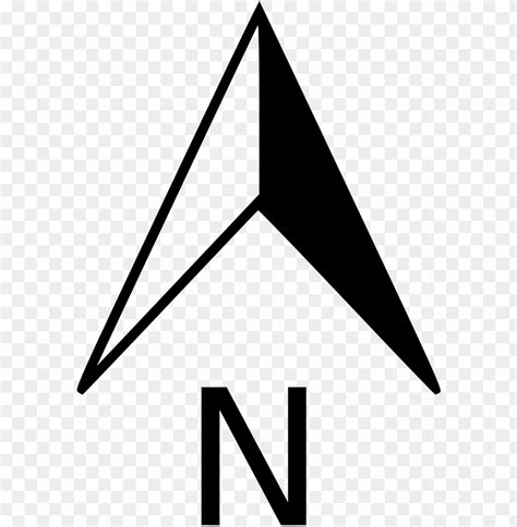 north arrow PNG image with transparent background | TOPpng