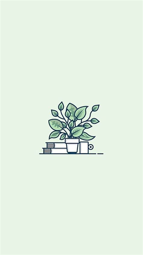 Linda planta estética, planta estética simple, Fondo de pantalla de teléfono HD | Peakpx