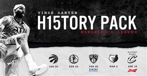 Hawks Announce 'Vince Carter H15TORY Pack' Available For Purchase | NBA.com